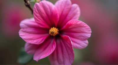 Magenta Blossom Focused Bloom Overhead Lighting