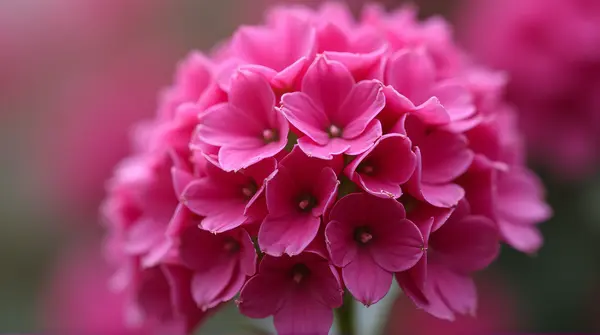 Magenta Blossoms Close-Up Detail Texture