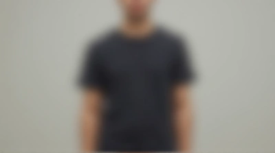 Man Wearing Dark T-Shirt Standing Relaxed