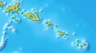Micronesia Map Showing Atolls And Marine Borders
