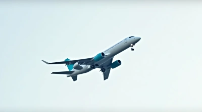 Modern Jet Soaring With Streamlined Wings