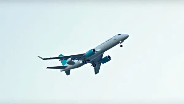 Modern Jet Soaring With Streamlined Wings
