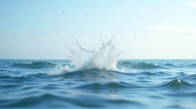 Ocean Droplets Scattering From Sudden Impact