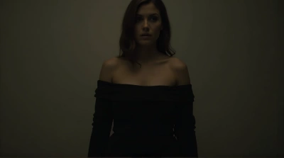 Off-Shoulder Garment Silhouette In Soft Lighting