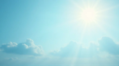 Overhead Atmosphere Gradient Soft Sunlight Sky