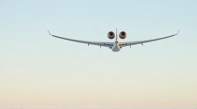 Passenger Jet Aircraft Streamlined Design Horizon