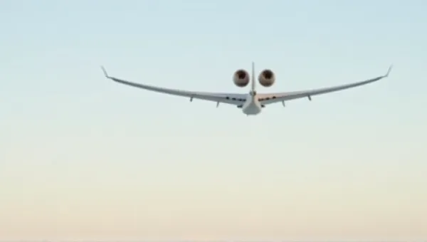 Passenger Jet Aircraft Streamlined Design Horizon