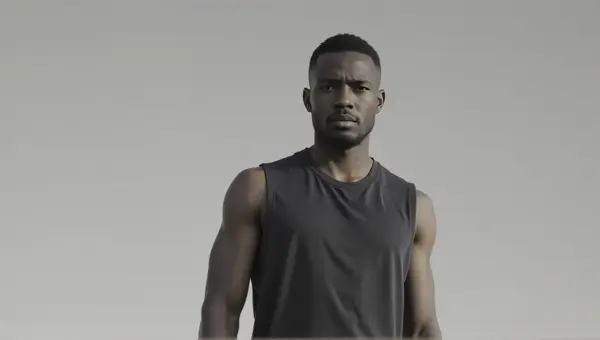 Person In Sleeveless Shirt With Natural Light