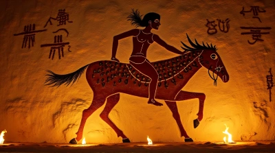 Prehistoric Wall Art Human Animal Symbolism