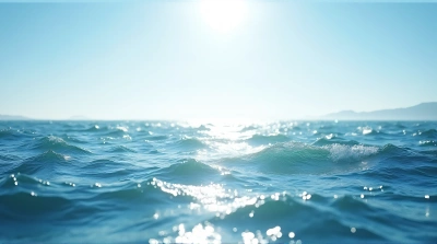Rippling Currents Shimmering Fluid Motion Reflection