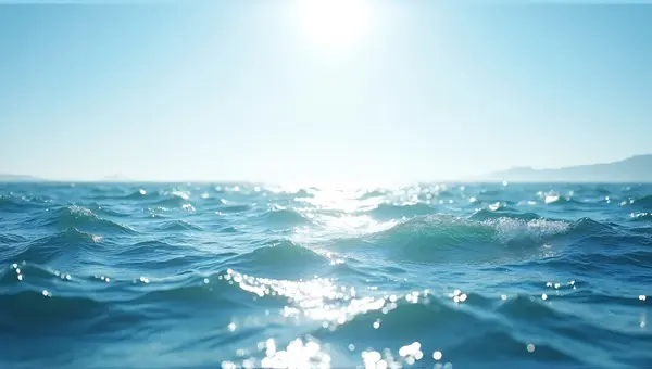 Rippling Currents Shimmering Fluid Motion Reflection