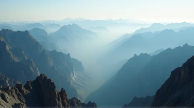 Rugged Peaks In Soft Diffused Light