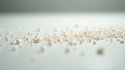 Scattered Pale Particles On Flat Surface