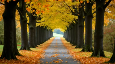 Secluded Forest Pathway Through Lush Foliage
