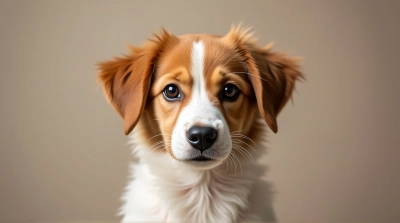 Short-Coated Tawny Dog With Textured Fur