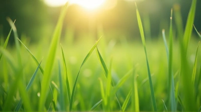 Slender Verdant Blades In Soft Focus Meadow