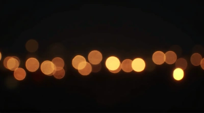 Soft Glowing Orbs Nighttime Light Effects