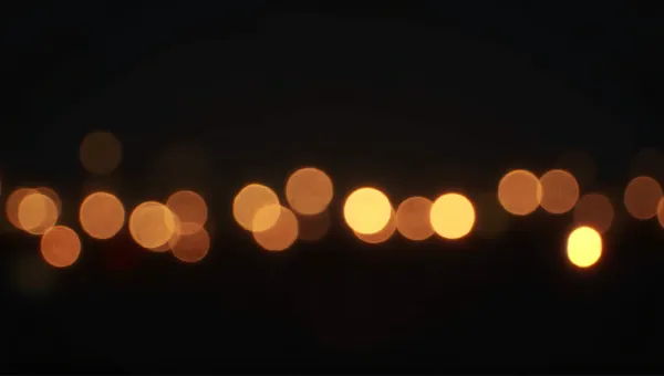 Soft Glowing Orbs Nighttime Light Effects