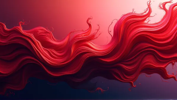 Swirling Crimson And Midnight Color Flow