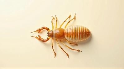 Tan Ivory Marine Exoskeleton Overhead View