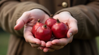 Three Red Apples In Gentle Light