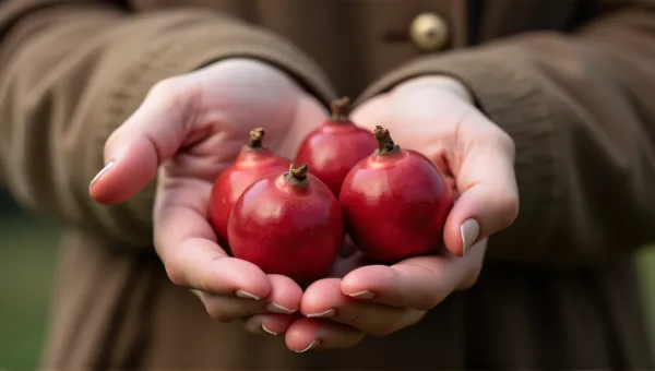 Three Red Apples In Gentle Light
