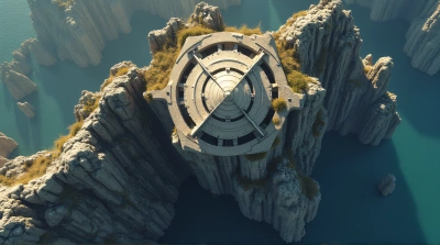 Top-Down Geometric Structure On Rugged Escarpment