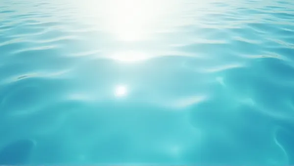 Top-Down View Of Rippling Liquid Under Sunlight