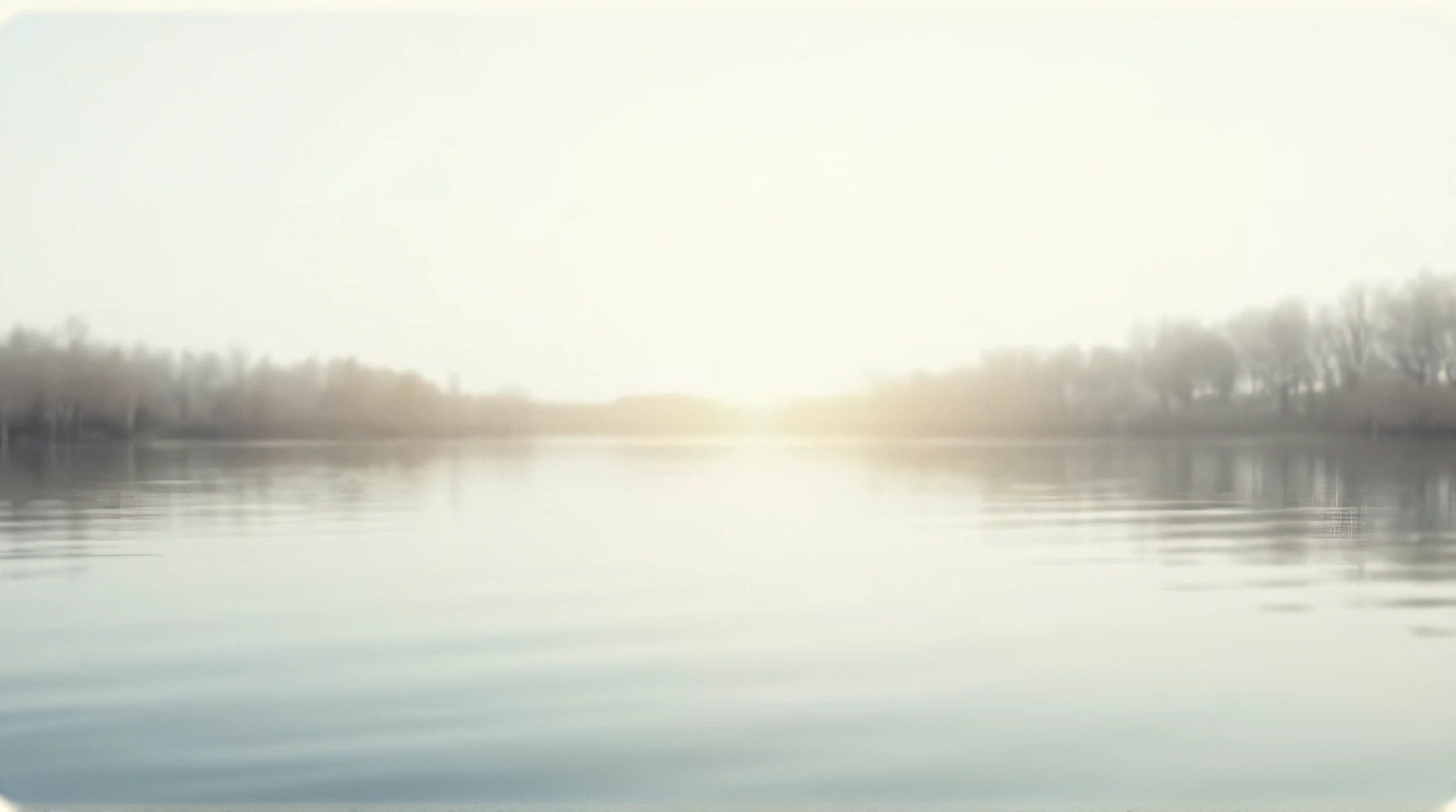 Tranquil Dawn Lake Surface With Gentle Ripples