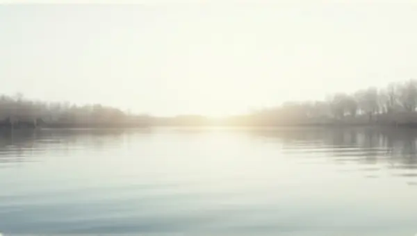 Tranquil Dawn Lake Surface With Gentle Ripples