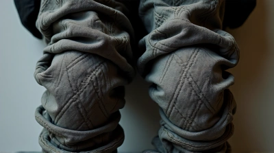Urban Streetwear Close-Up With Detailed Stitching