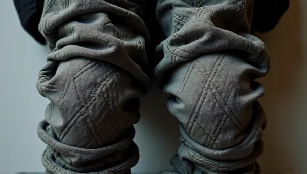 Urban Streetwear Close-Up With Detailed Stitching