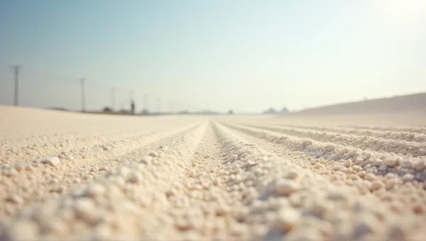 Vast Pale Granule Terrain Stretching Horizon
