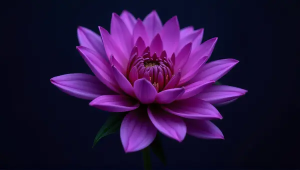 Vibrant Violet Blossom With Layered Petals