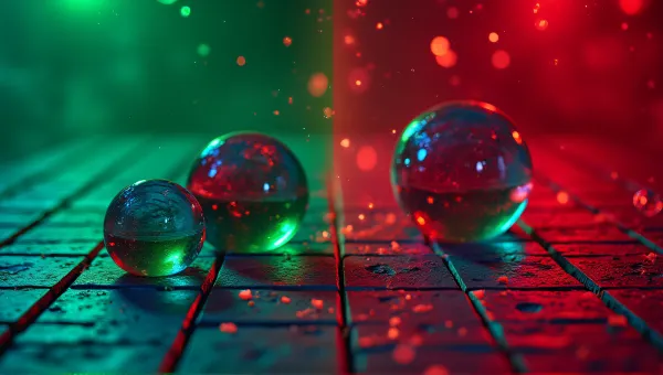 Vivid Jewel Tone Illuminations On Geometric Grid