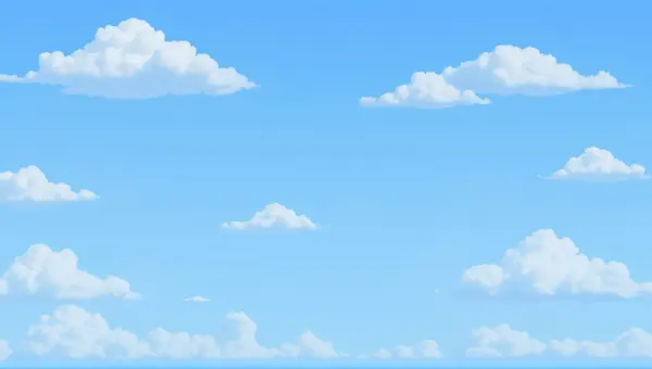 Voluminous Sky Clouds Layered Textures