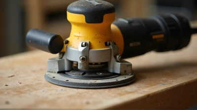 Yellow Black Power Tool For Edge Shaping