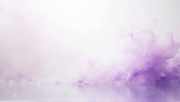 Abstract White Purple Canvas Art Close-Up
