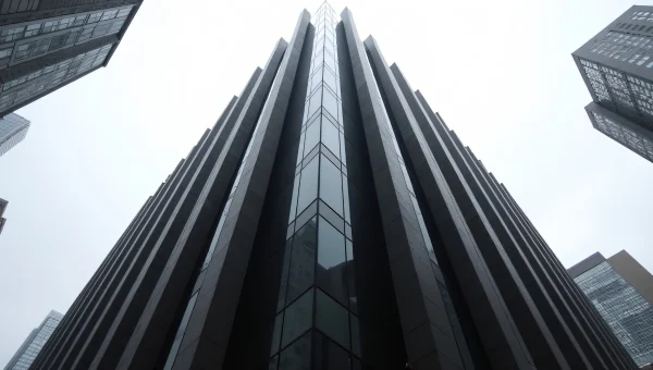 Black High-Rise Building With Reflective Glass Facade