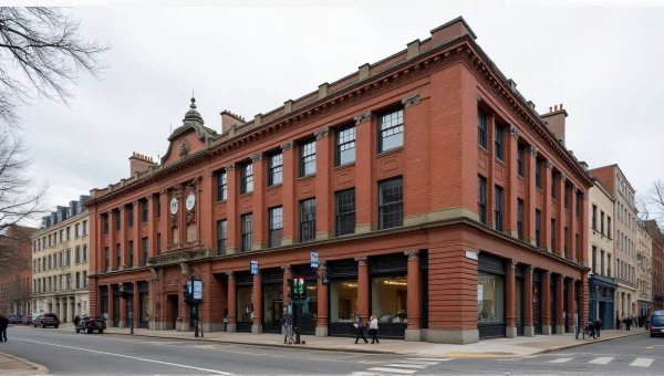 Brown Building Low-Angle View Urban Architecture