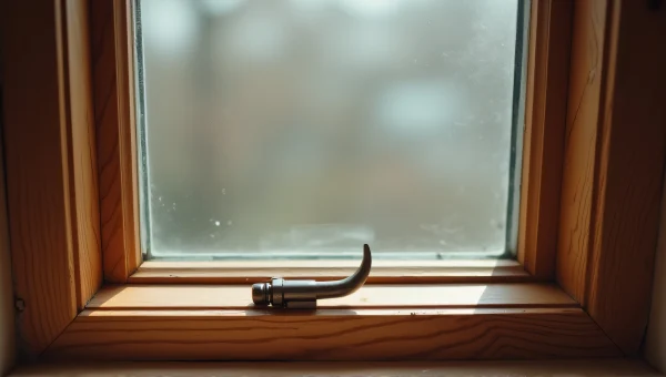 Brown Wooden Window Frame With Natural Light