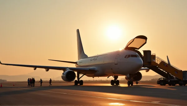 CAE Aircraft Maintenance Crew Golden Hour Tarmac