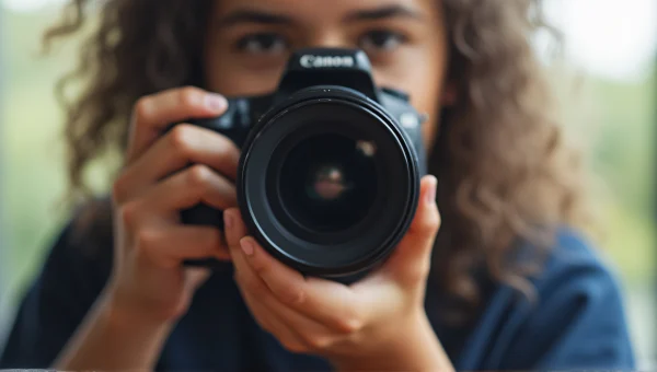 Camera Lens Close-Up Holding Experience