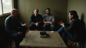 Casual Group Discussion in Cozy Room