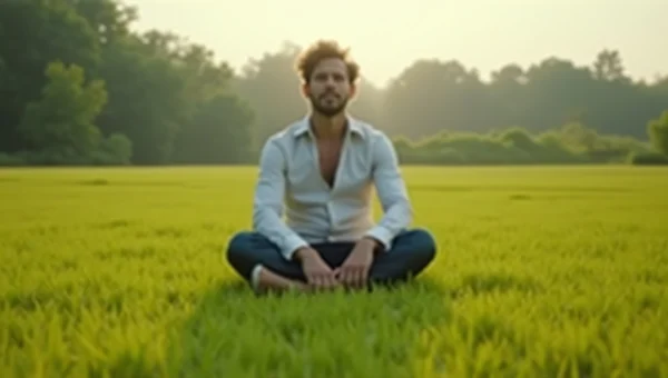 Celebrity Relaxing Outdoors On Green Grass