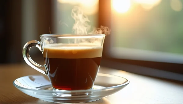 Close-Up Clear Glass Teacup Coffee Beverage