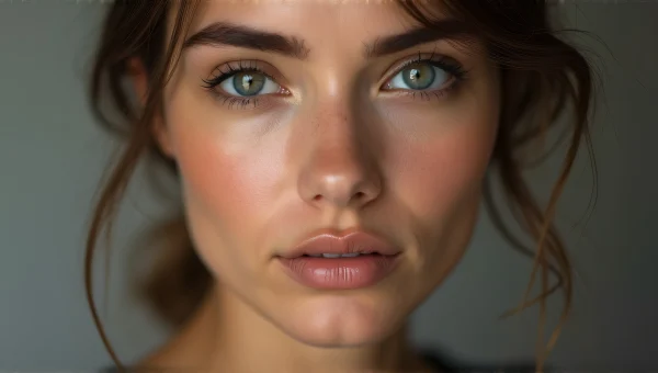 Close-Up Portrait of Woman Natural Expression