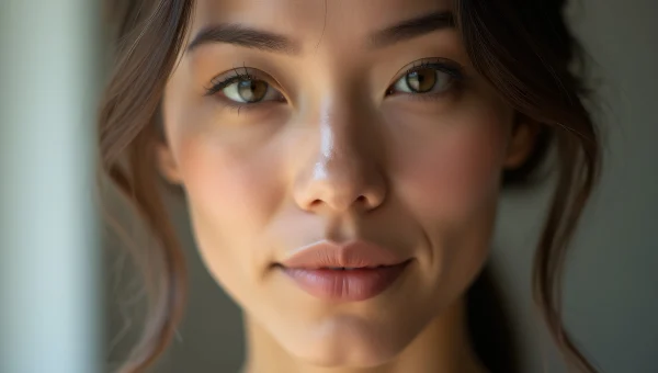 Close-Up Portrait of Woman in Natural Light