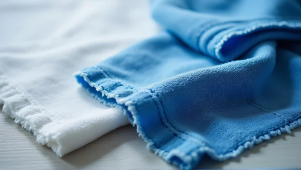 Cobalt Blue And White Textiles Close-Up Detail