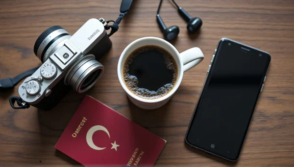Compact Camera And Coffee Still Life Scene